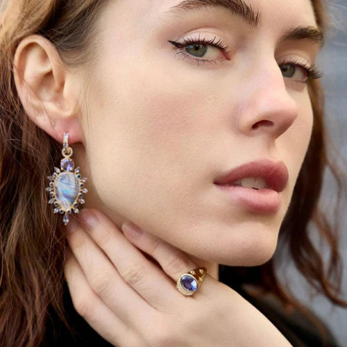 Tanzanite Celeste Pinky Ring