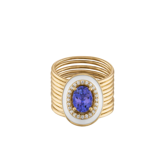 Oval Tanzanite Ring