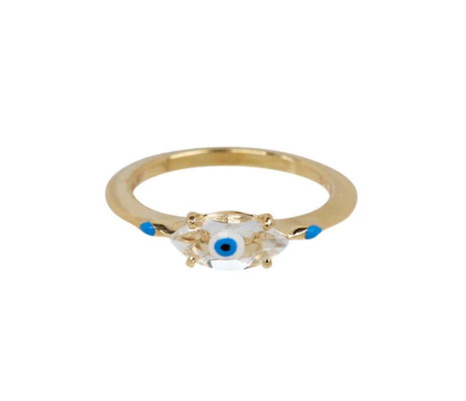 Big Eye Crystal Ring