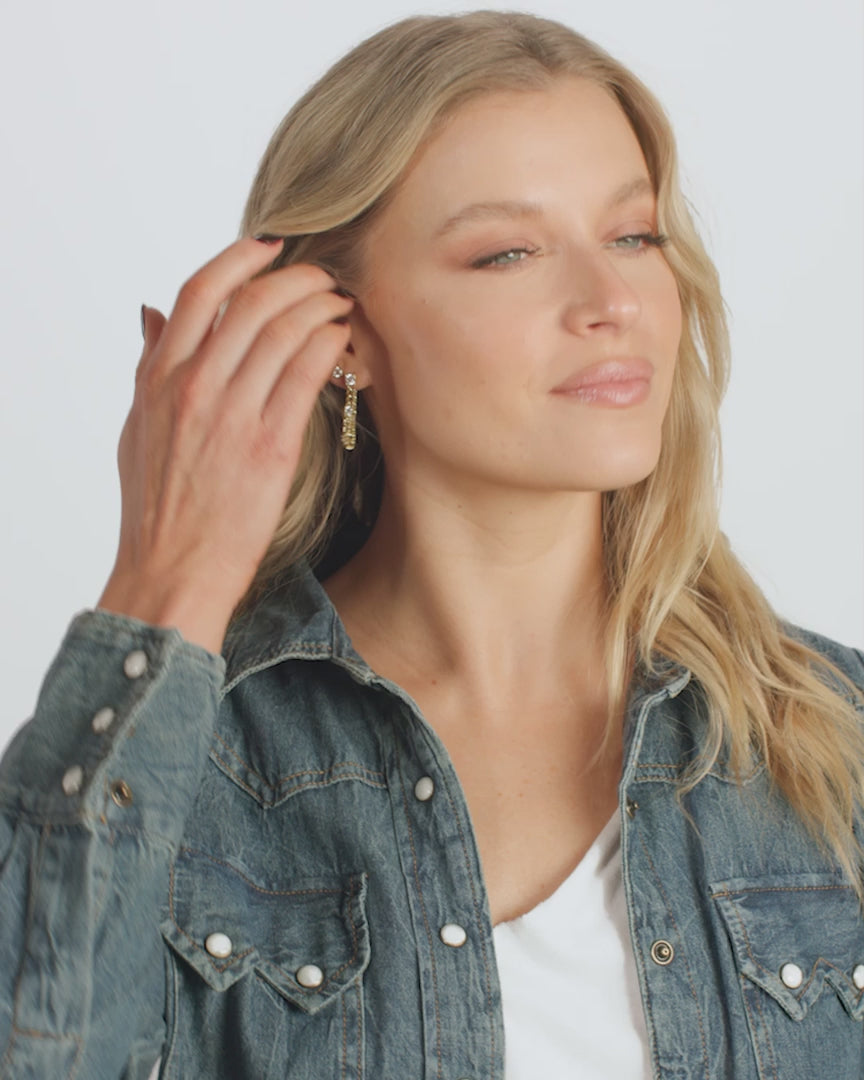 Julian Triple Soft Chain Earrings