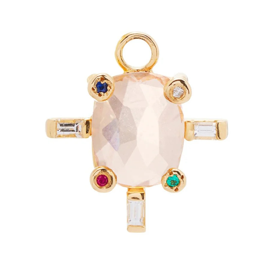 Juno Charm with Morganite