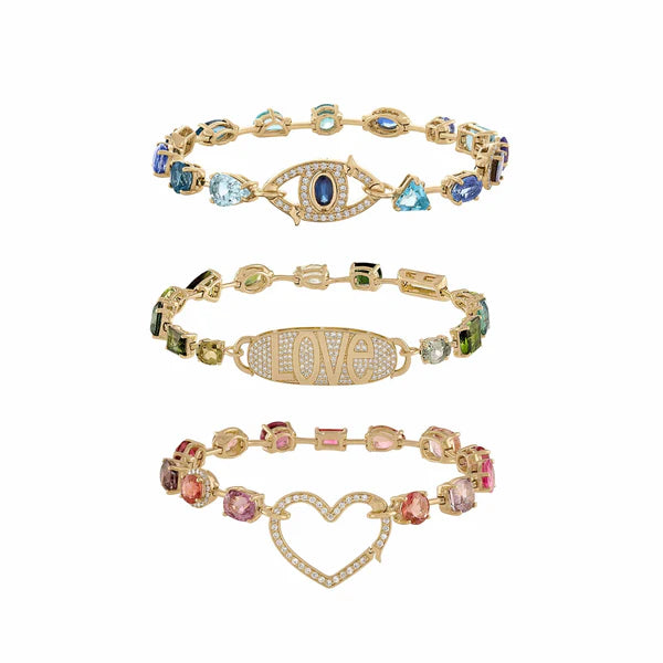 Pink Rock Candy Bracelet