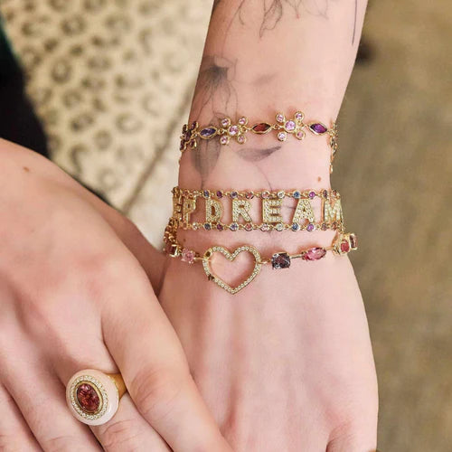 Pink Rock Candy Bracelet