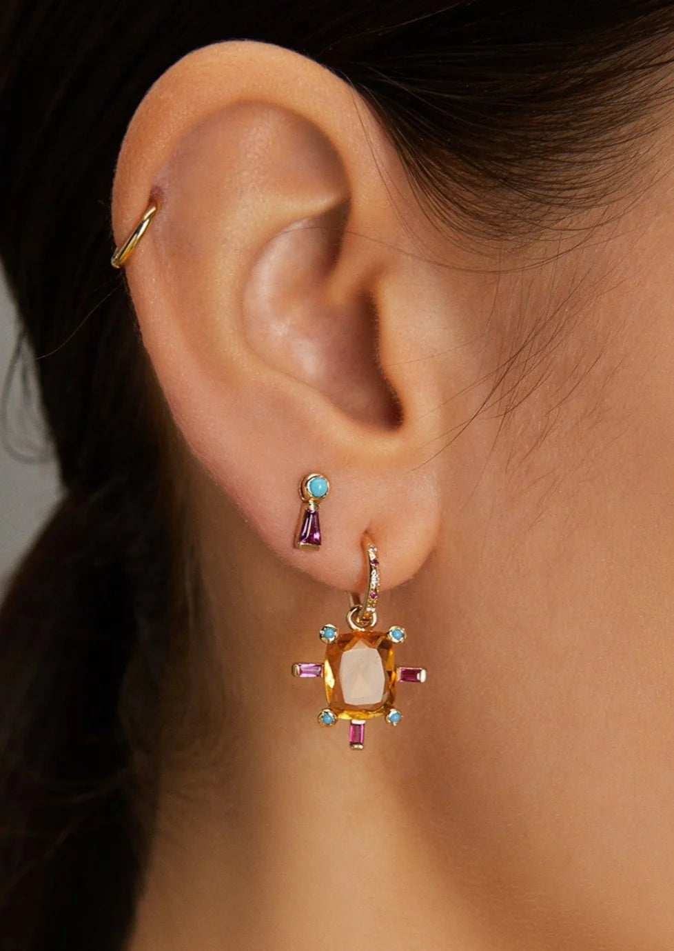 Juno Charm with Citrine