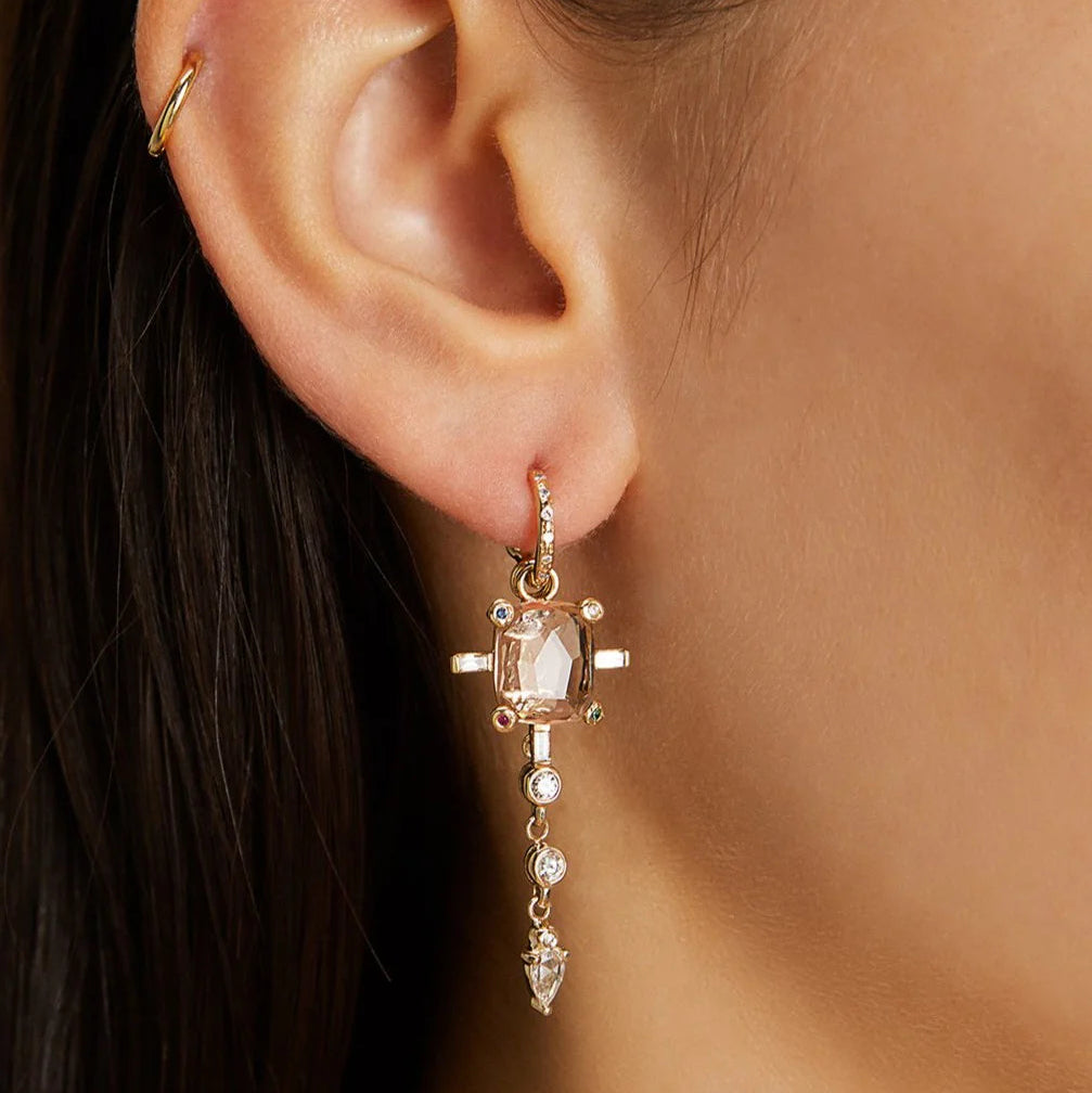 Juno Charm with Morganite