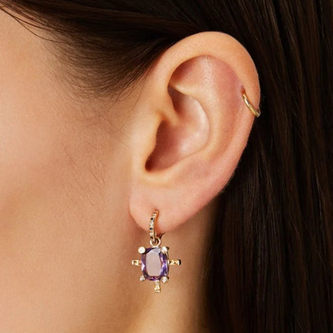 Juno Charm with Amethyst