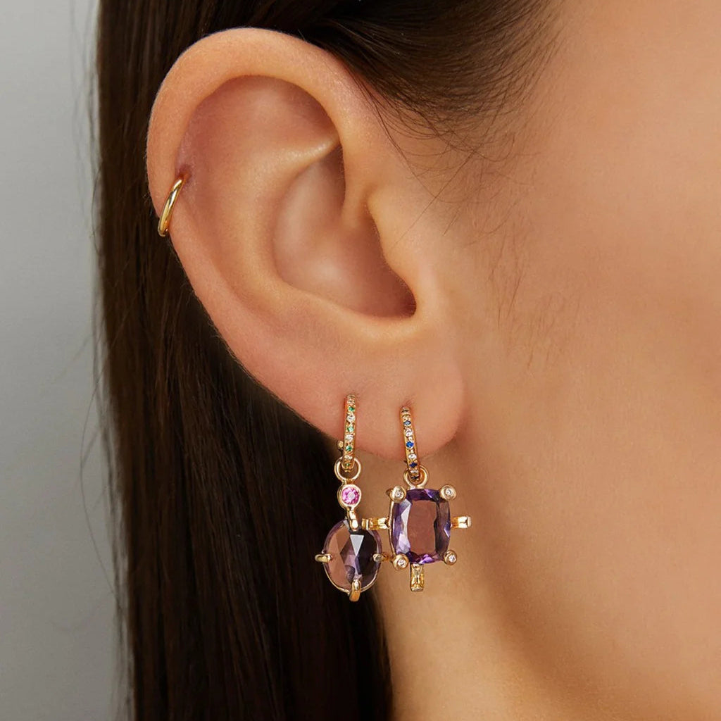 Juno Charm with Amethyst