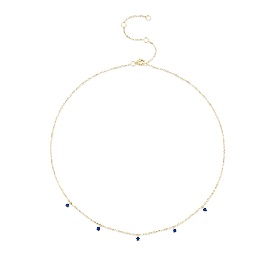 Blue Sapphire Necklace