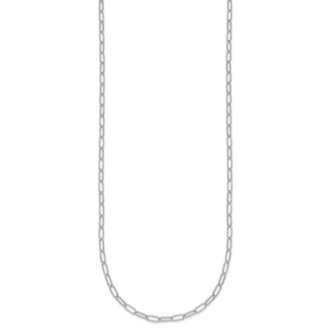 2.4 mm Oval Flat Link Chain