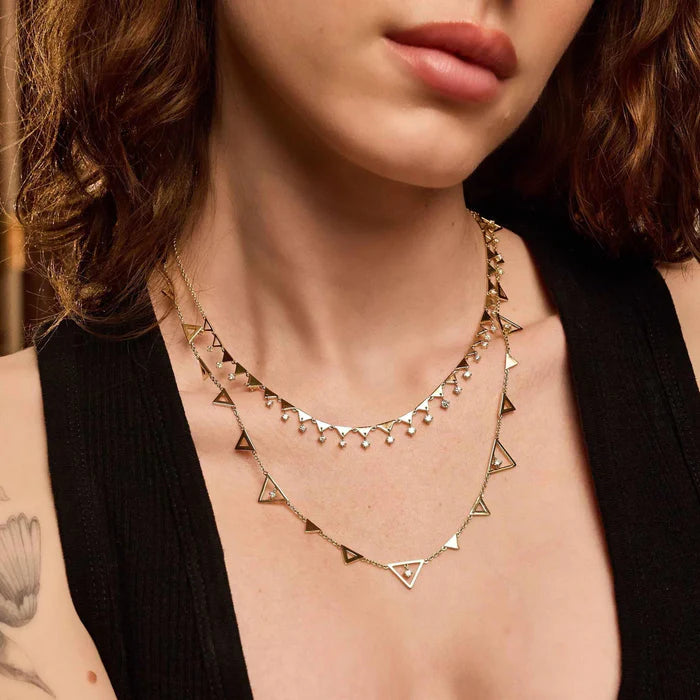 Shine Triangle Necklace