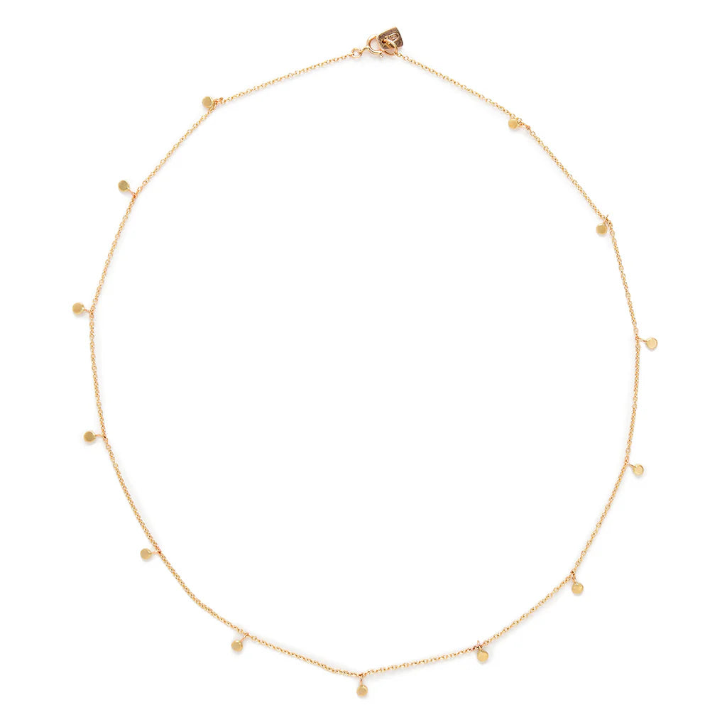 Fairy Bead Necklace in Gold