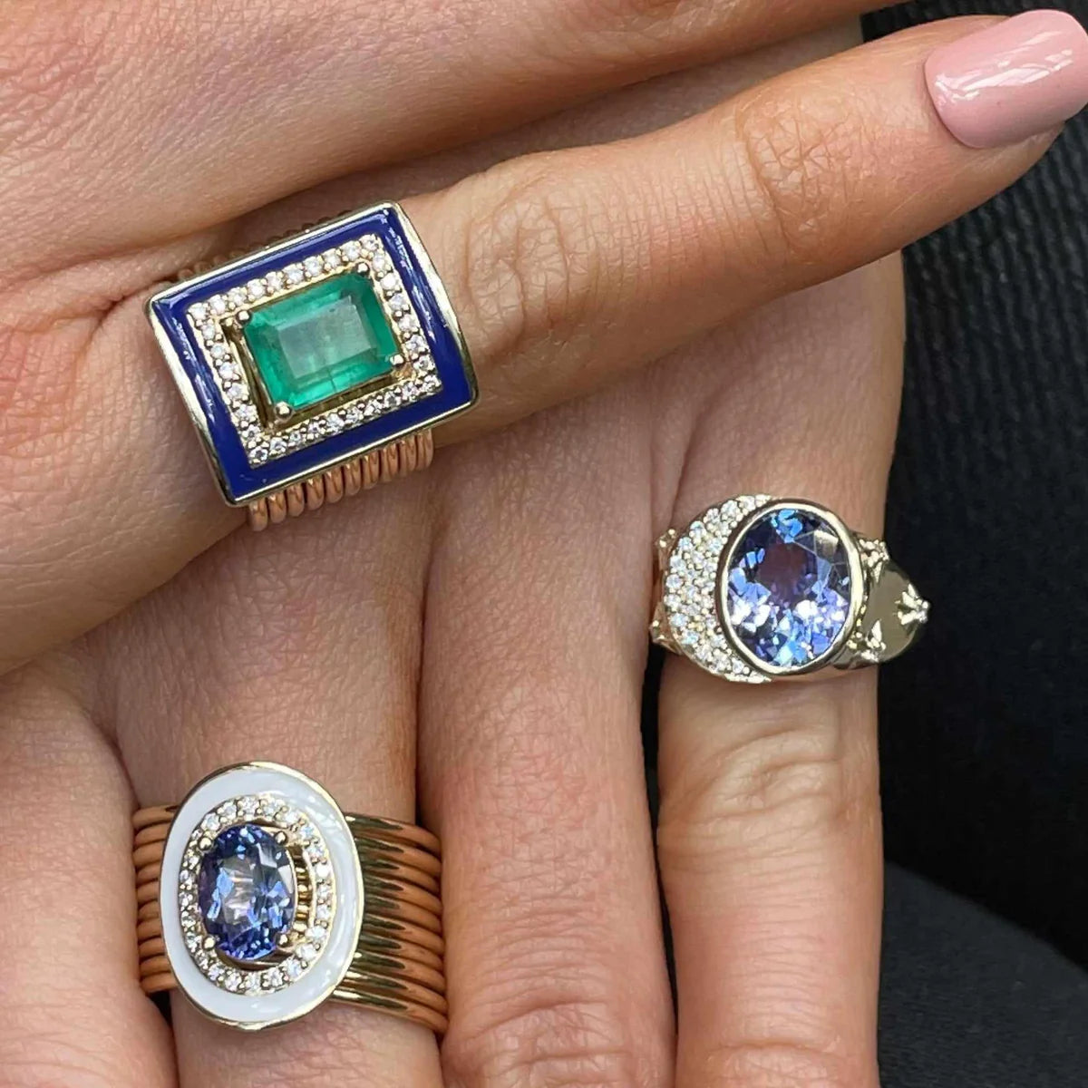 Oval Tanzanite Ring