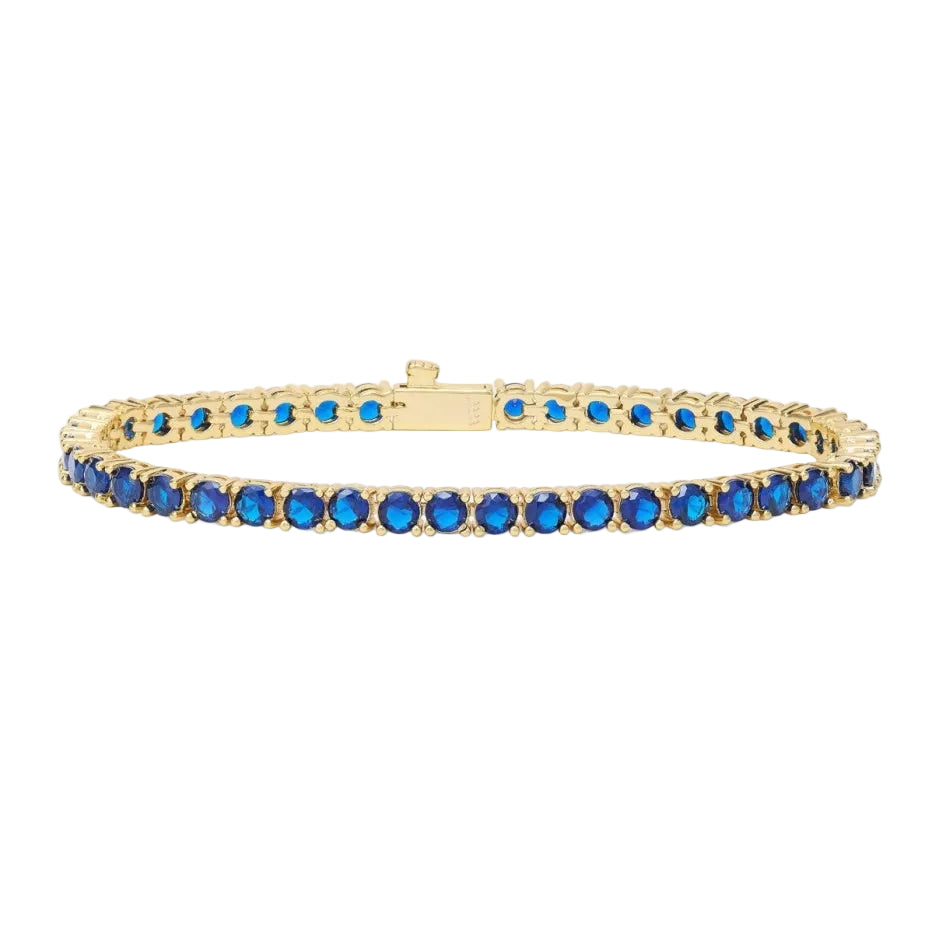 Grand Heiress Tennis Bracelet - Blue Sapphire