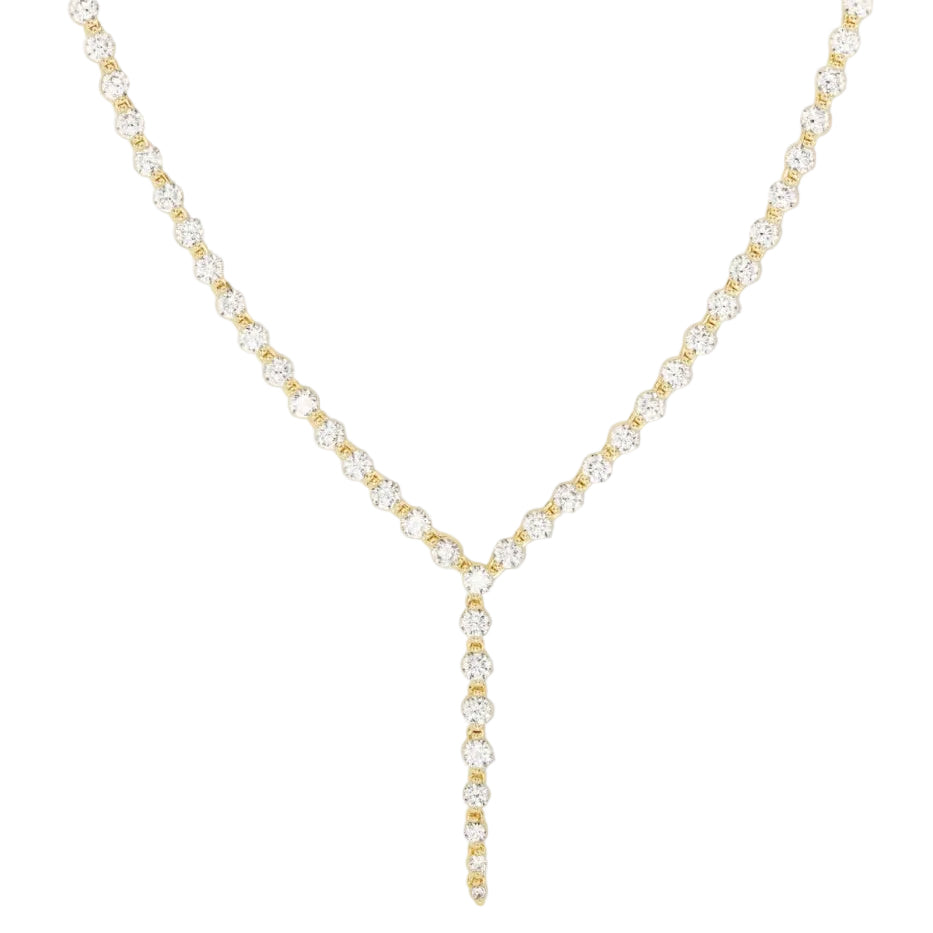 She's An Icon Lariat Tennis Necklace 18"
