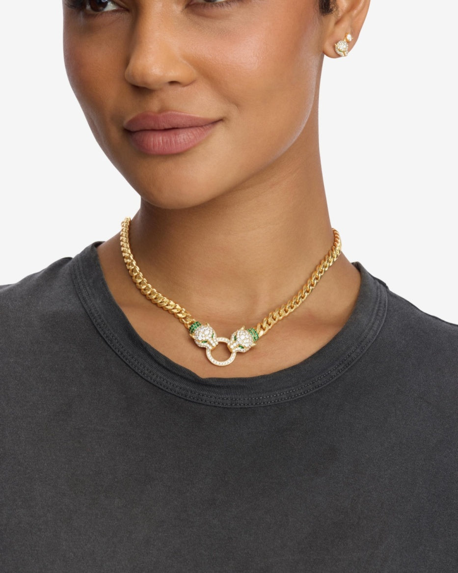 Jaguar Cuban Chain Necklace 6.8mm